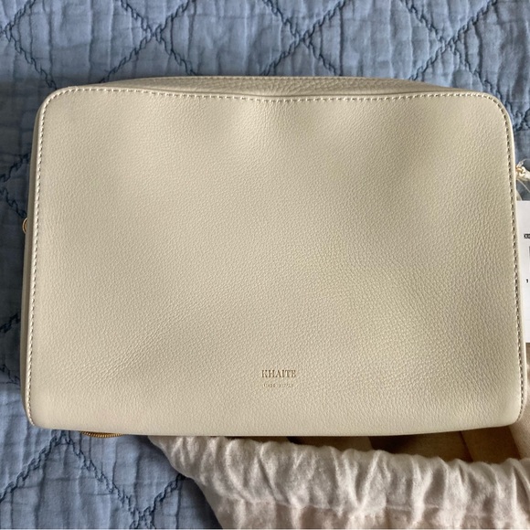 NWT Khaite Anna Zip Leather Crossbody Bag - Picture 2 of 14